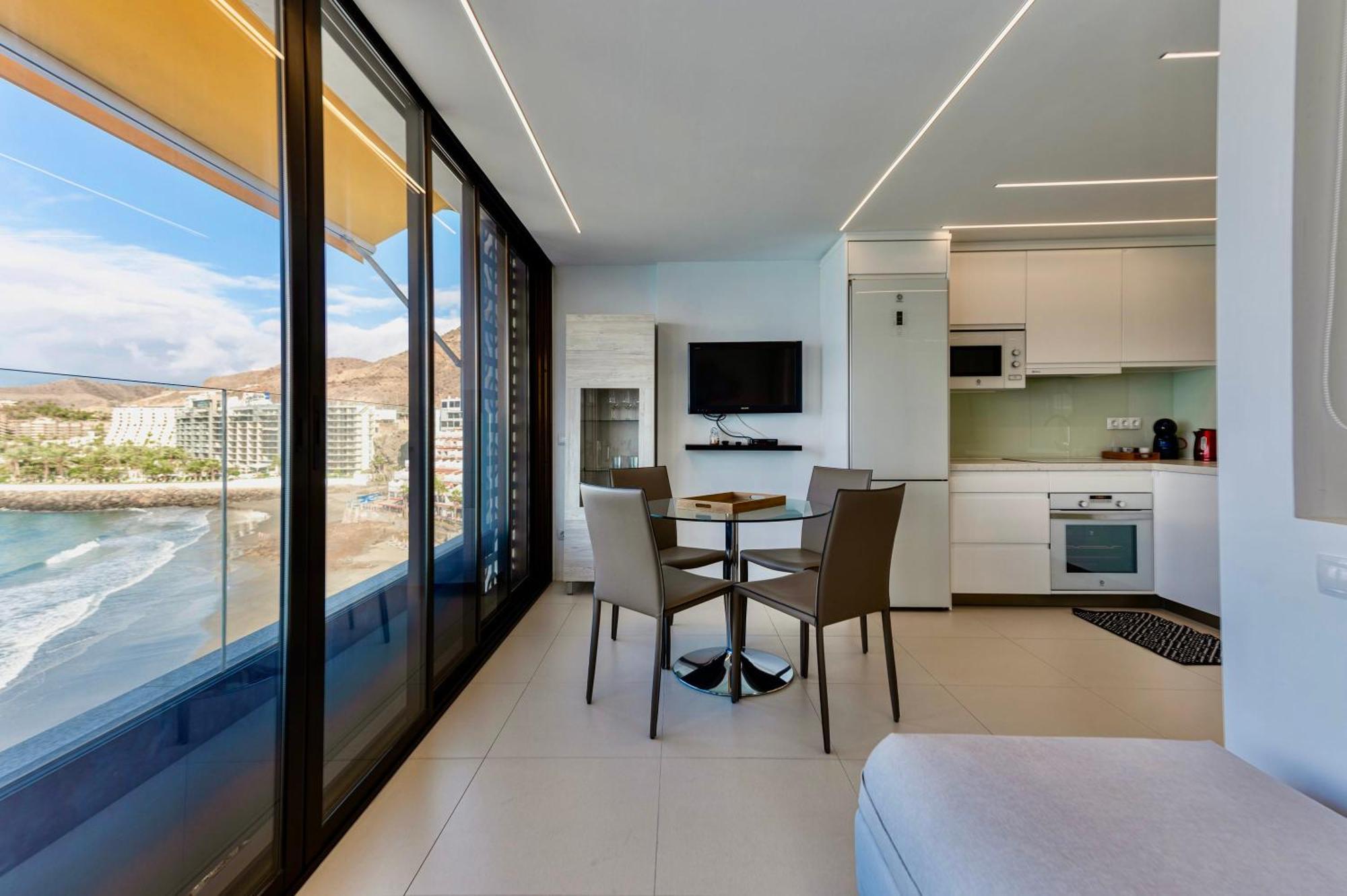 Brand New - Glass Apt - Ocean Views Patalavaca Extérieur photo